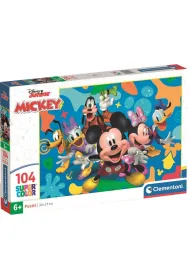 Puzzle 104 el. SuperColor. Mickey And Friends Clementoni