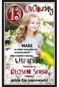 AbCard Kartka okoliczno�ciowa Urodziny 13 U99