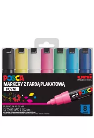 Uni Mitsubishi Pencil Markery PC-7M Posca Uni 8 szt.