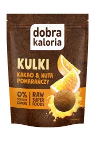 Dobra Kaloria Kulki Mocy kakao i nuta pomaraczy 65 g