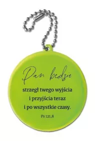 Zawieszka odblaskowa - Pan b�dzie strzeg�