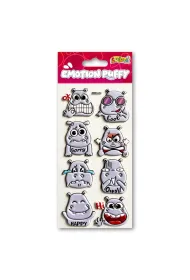 Penmate Naklejki puffy Emotion Hippo