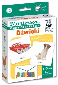 Montessori. Karty obrazkowe. Dwiki