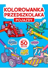 Pojazdy. Kolorowanka przedszkolaka