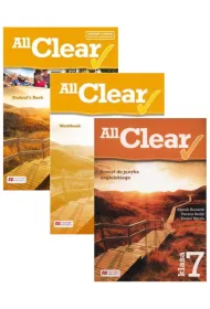 All Clear. Ksi��ka ucznia, zeszyt i zeszyt �wicze� do j�zyka angielskiego dla klasy 7 szko�y podstawowej