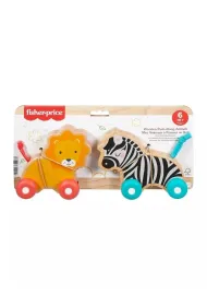 Fisher Price Zwierztka drewniane do pchania Mattel