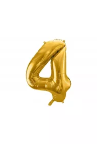 PartyDeco Balon foliowy 4 z�oty 86 cm