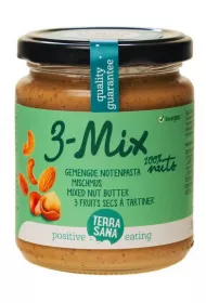 Terrasana Krem orzechowy mix (3 orzechy) 250 g Bio