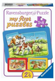 Puzzle 3x6 My Animal Friends Ravensburger