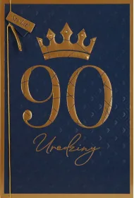 Karnet okazjonalny B6 z kopert� 90 Urodziny PAN DRAGON HM200-3041