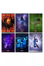 Herlitz Zeszyt A5 The Hero mix linia podwjna 32 kartki