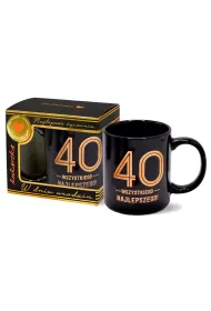 Kukartka Kubek Premium Urodziny 40