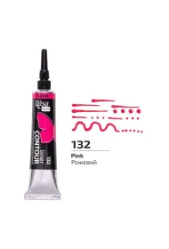 Rosa Farba akrylowa kontur universal fluor pink 20ml