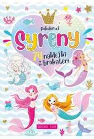 Kolorowanka z naklejkami. Syreny