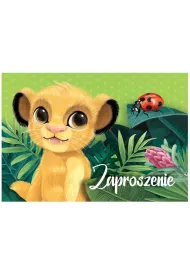 Kukartka Zaproszenie Kr�l Lew ZD-012 5 szt.