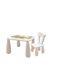Stolik + krzese�ko Luna Madagaskar bia�y, be�
