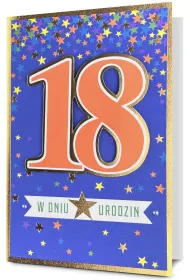 Pan Dragon Karnet Urodziny Osiemnastka