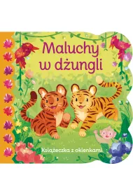 Maluchy w d�ungli. Ksi��eczka z okienkami