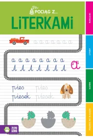 KSIAZECZKA EDUK 200X288 POCIAG Z LITER NAKLEJ ZS