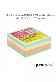 Penword Kostka biurowa pastel 85x85x35mm 370 kartek