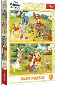 Puzzle 2x24 Dzie w ogrodzie TREFL