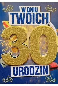 Yeku Karnet Urodziny 30 m�skie