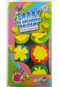 Titanum Farby do malowania palcami 8 kolor�w