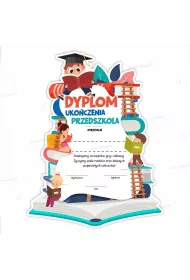 LearnHow Dyplom ksztat ukoczenia przedszkola 5 szt.