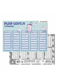 Starpak Plan lekcji z tabliczk� mno�enia Bubble Tea 25 szt.