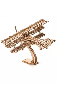 Robotime Little Story Drewniane Puzzle Model 3D - Samolot Trjpat