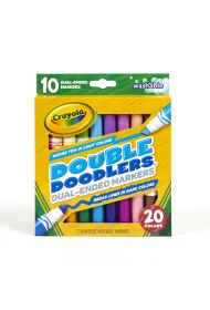 Crayola Markery dwustronne zmywalne Double Doodlers 20 kolor�w