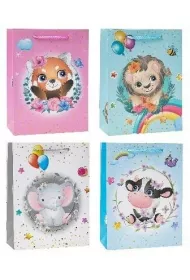 Torebka ozdobna 26x32x10cm mix ROZETTE