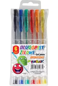 Titanum D�ugopisy �elowe brokatowe 6 szt.