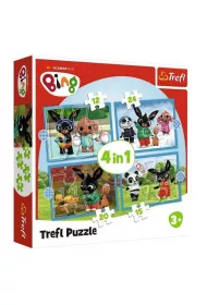 Puzzle 4w1 12+15+20+24 el. Wesoy Bing Trefl