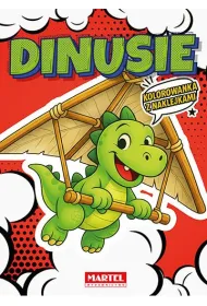 Kolorowanka komiksowa. Dinusie z naklejkami