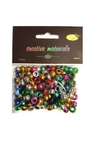 Galeria Hobby Koraliki metalowe 6mm, 36g