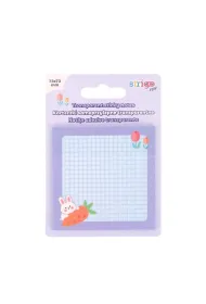 Strigo Karteczki samoprzylepne fioletowe 73x73mm 50 kartek