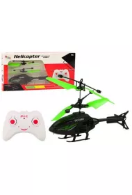 Helikopter R/C �yroskop zielony LeanToys