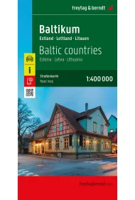 Mapa Kraje Ba�tyckie 1:400 000