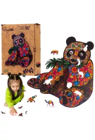 Puzzle drewniane eko 124 el. Kung Fu Panda A3 Maksik