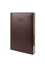 Kalendarz 2027 B5 Agenda Dzienny Br�zowy