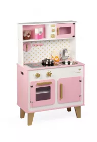 Dua kuchnia drewniana z dwikiem i 6 akcesoriami Candy Chic Janod