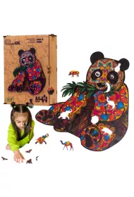 Puzzle drewniane eko 65 Kung Fu Panda A4 PuzzleOK