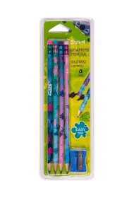 CoolPack Owki trjktne z gumk temperwka Disney Core Stitch 4 szt.