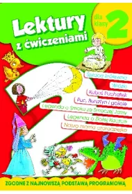 Lektury z �wiczeniami kl.2 (ok�adka zielona 2015)