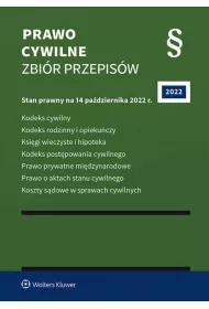 Prawo cywilne. Zbi�r przepis�w wyd. 2022