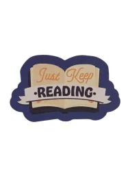 Half Moon Bay Pulteney Press Naklejka Vinyl Just Keep Reading