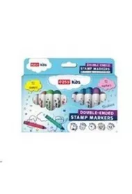 Easy Stationery Pisaki ze stempelkami 12 szt.