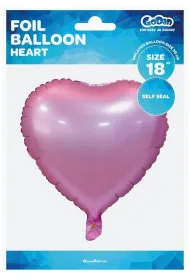 Godan Balon foliowy Serce matowe r�owe 45cm
