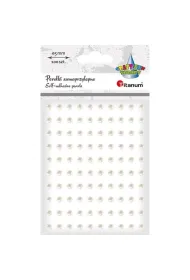 Titanum Pere�ki samoprzylepne bia�e 5mm 100 szt.